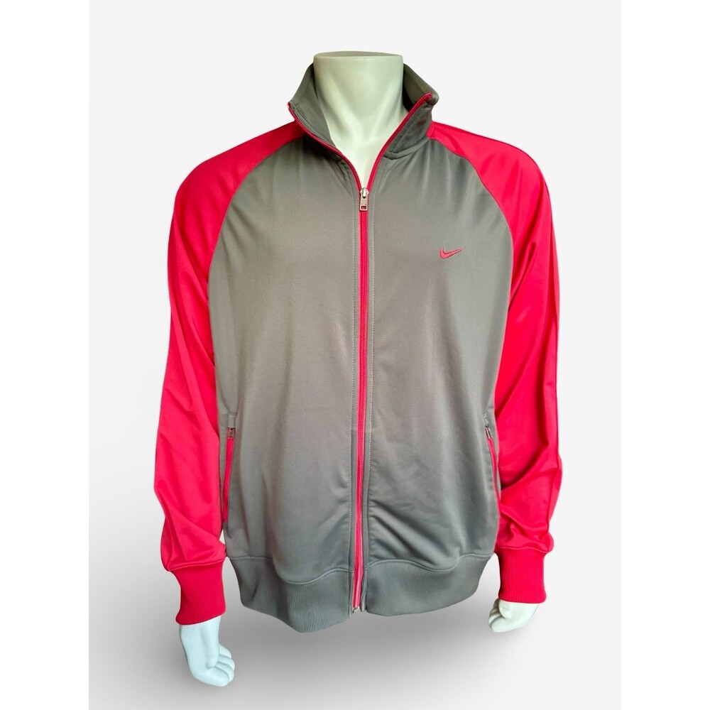Nike The Athletic Dept Vintage Y2K Mens Swoosh Zip Up Retro Track Style Size XL